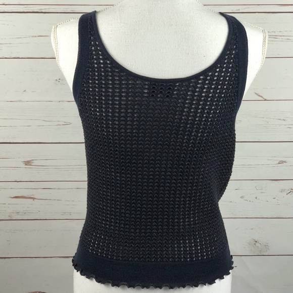 3.1 Phillip Lim Open Knit Tank SP - Picture 3 of 4